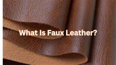 what is fake leather made of